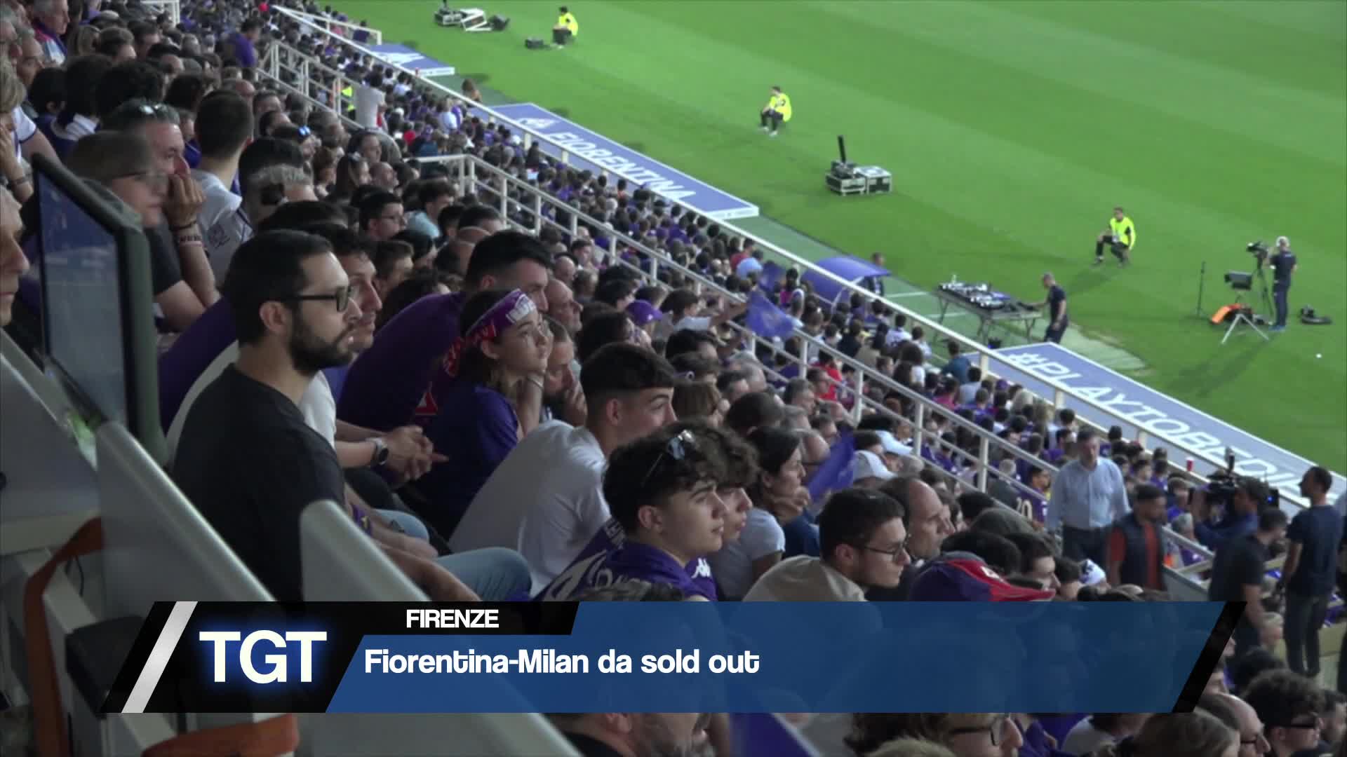Fiorentina-Milan, sold out sugli spalti Thumbnail