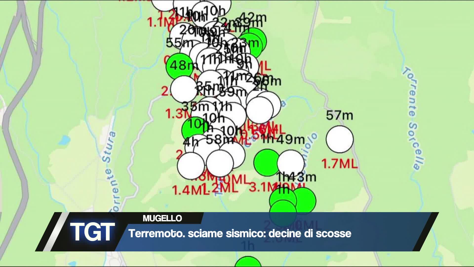 Terremoto, paura nel Mugello, decine di scosse Thumbnail