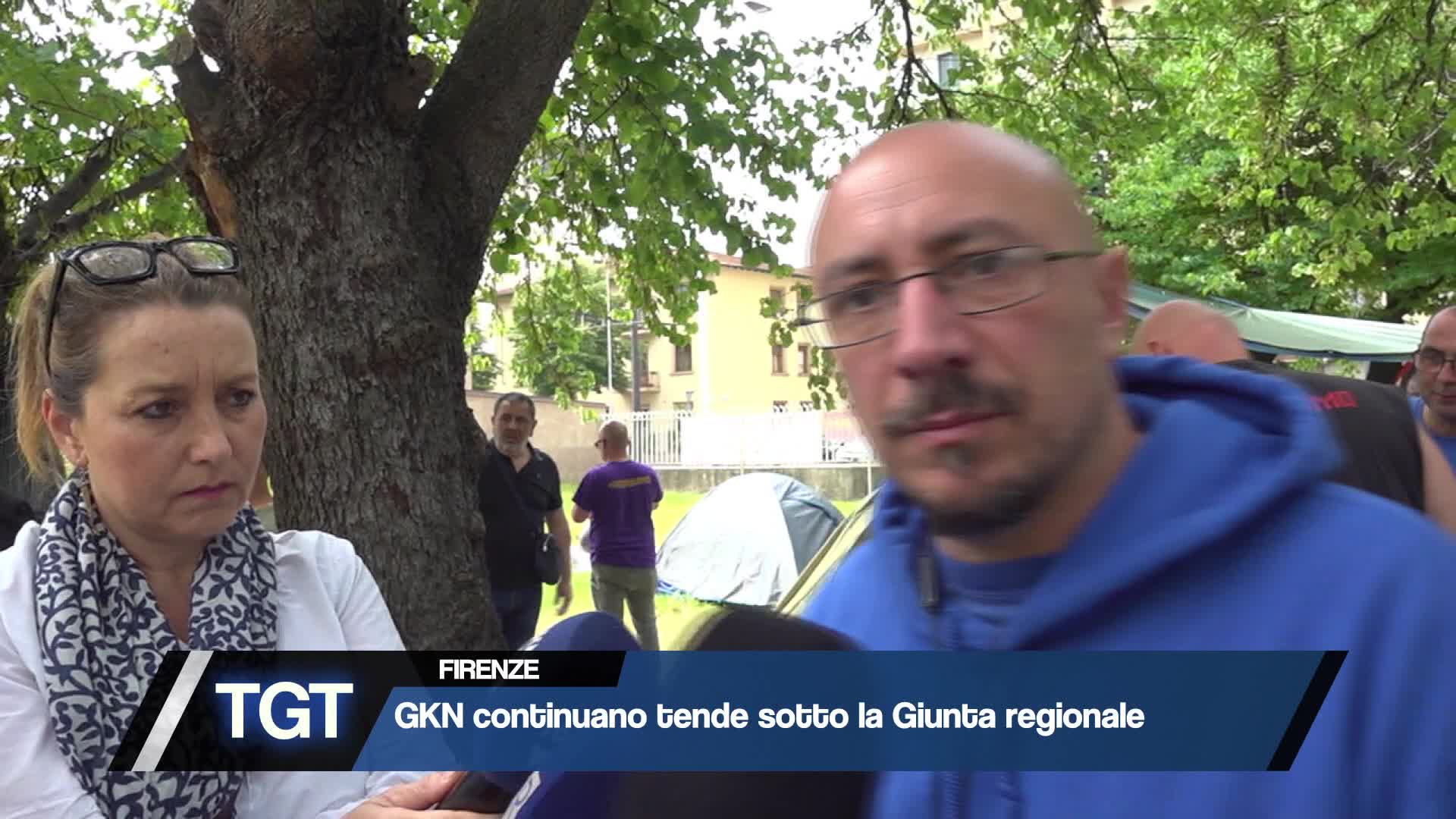 Firenze - GKN, accampati sotto la Regione Thumbnail