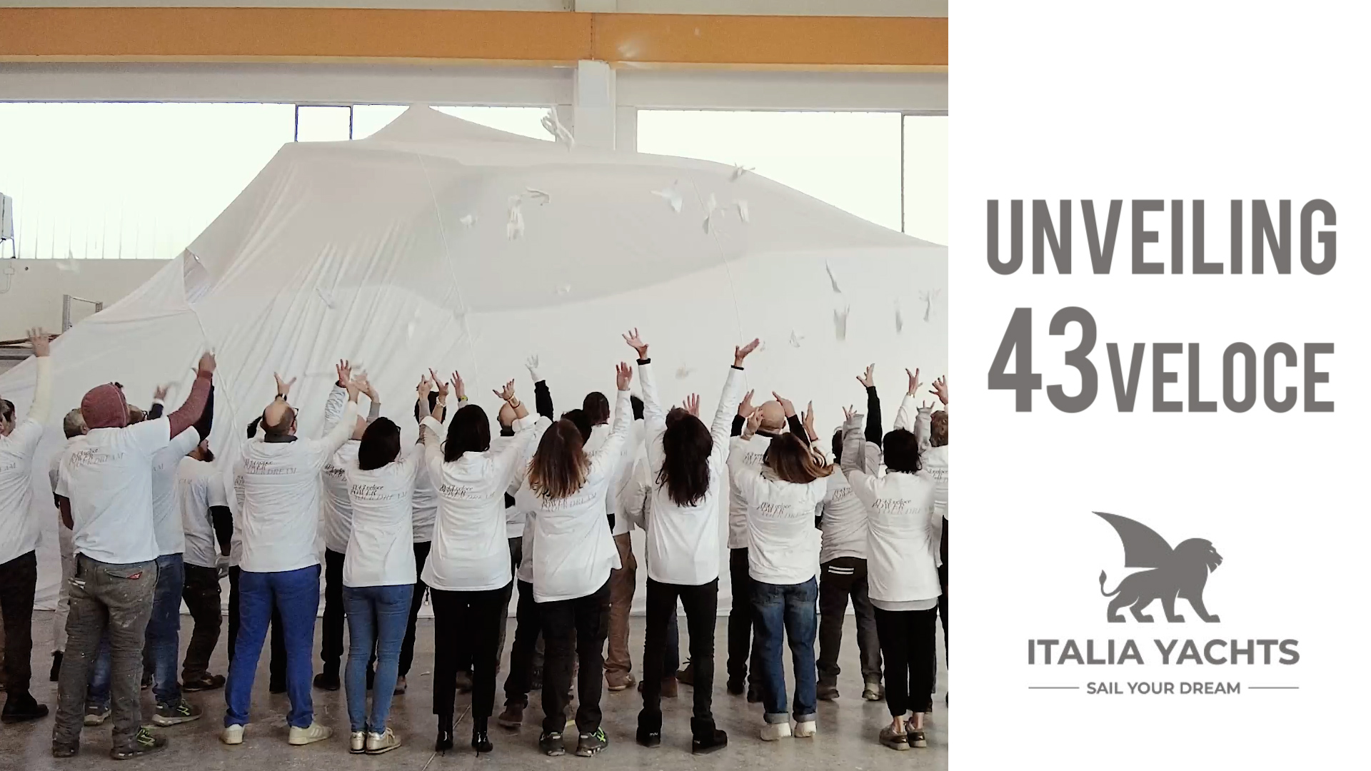 Italia Yachts 43 Veloce, The Unveiling Thumbnail