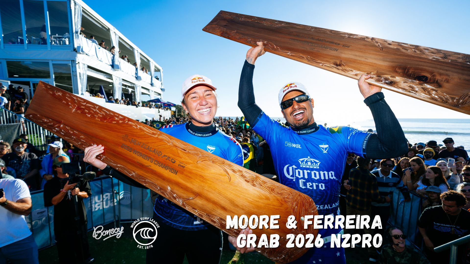 Moore & Ferreira Win 2026 WSL New Zealand Pro Thumbnail