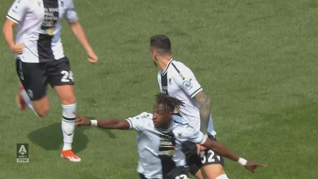 SERIE A, BOLOGNA-UDINESE 1-1: SINTESI Thumbnail