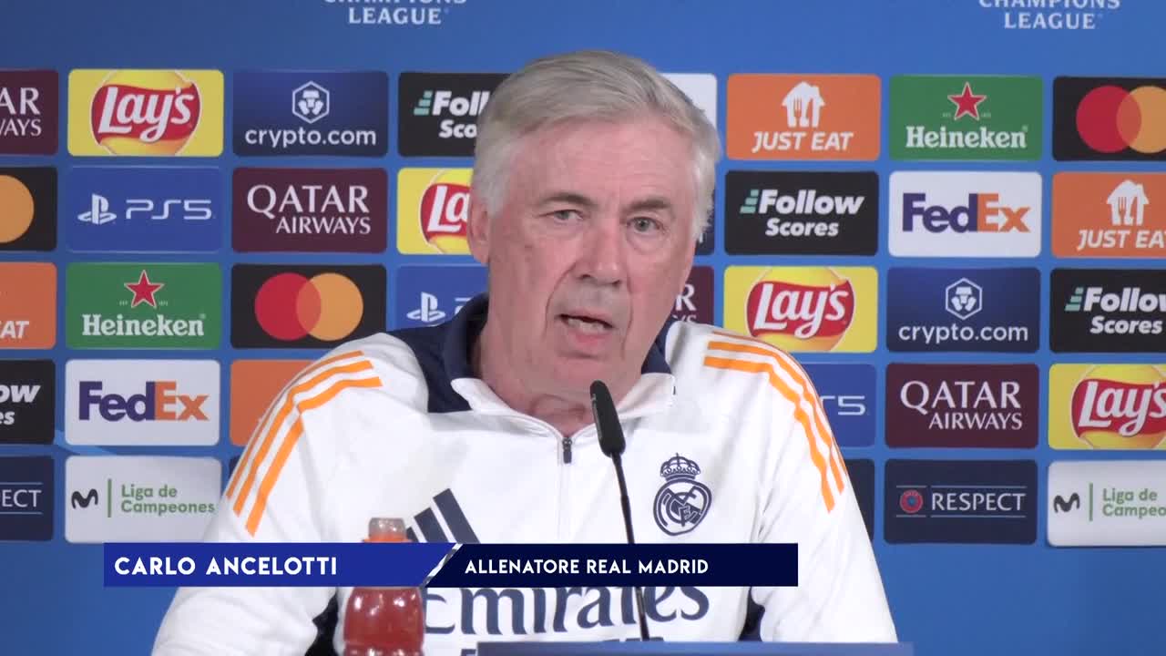 REAL MADRID, ANCELOTTI: "VANTAGGIO MINIMO" Thumbnail