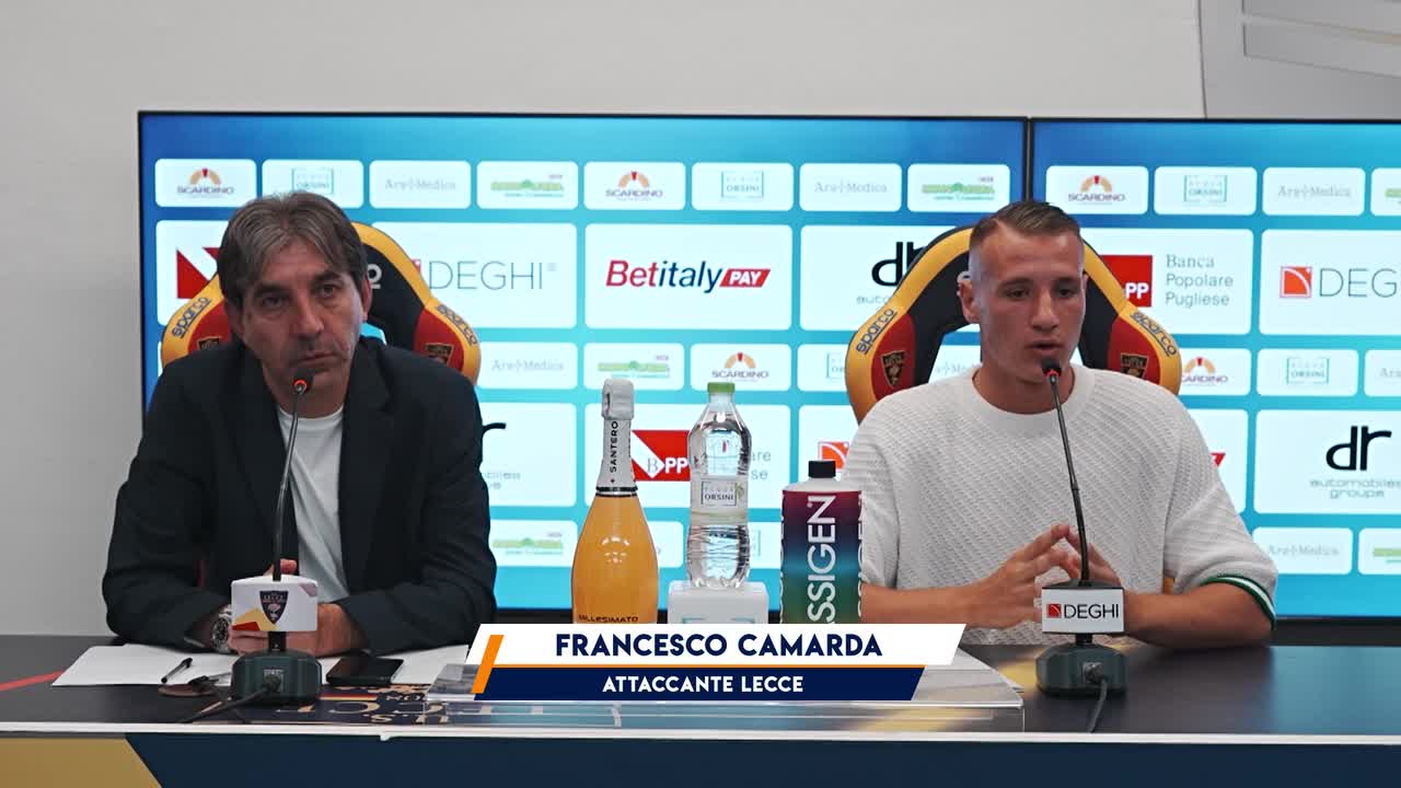 CAMARDA: "CON KRSTOVIC? CERCHERÒ UN BUON RAPPORTO" Thumbnail