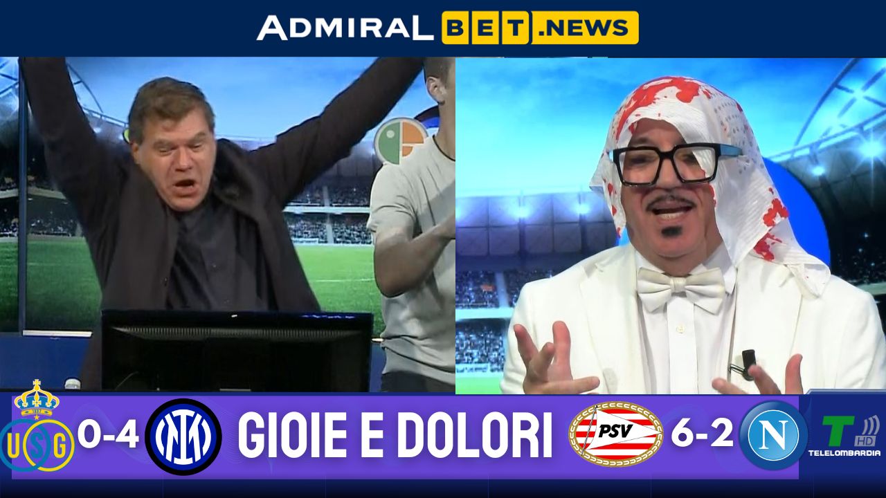 CHAMPIONS UNION INTER 0-4 PSV NAPOLI 6-2: POKER NERAZZURRO, CHE BATOSTA PER CONTE! Thumbnail