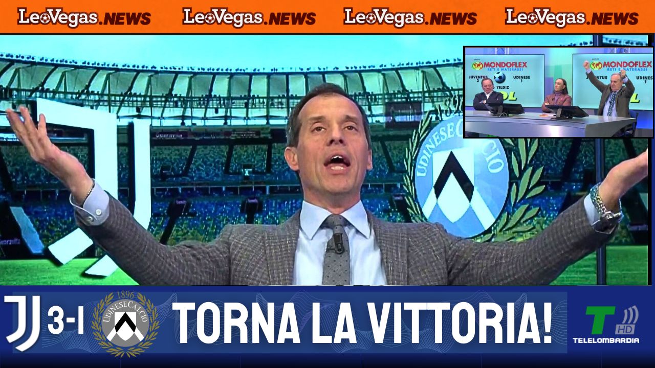 GOL DI JUVE UDINESE 3-1: I BIANCONERI TORNANO ALLA VITTORIA IN ATTESA DI SPALLETTI Thumbnail